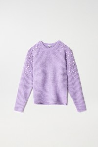 PULL EN MAILLE EN LAINE