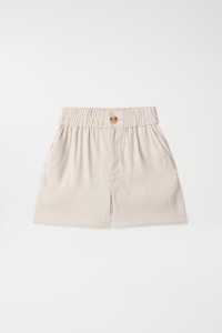 LEINEN-SHORTS