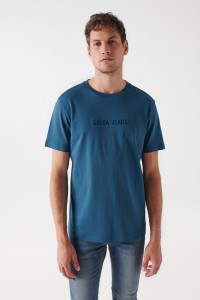 PLAIN T-SHIRT WITH SALSA LOGO