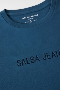 PLAIN T-SHIRT WITH SALSA LOGO