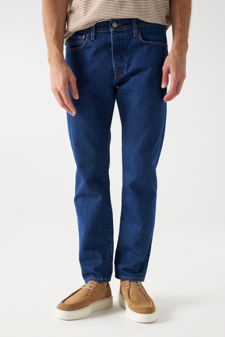 STRAIGHT CROPPED JE, MEDIUM WASH