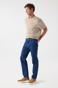 STRAIGHT CROPPED JE, MEDIUM WASH