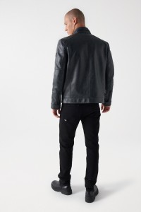 LEATHER EFFECT JACKET