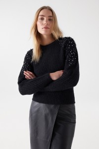 PULL EN MAILLE EN LAINE