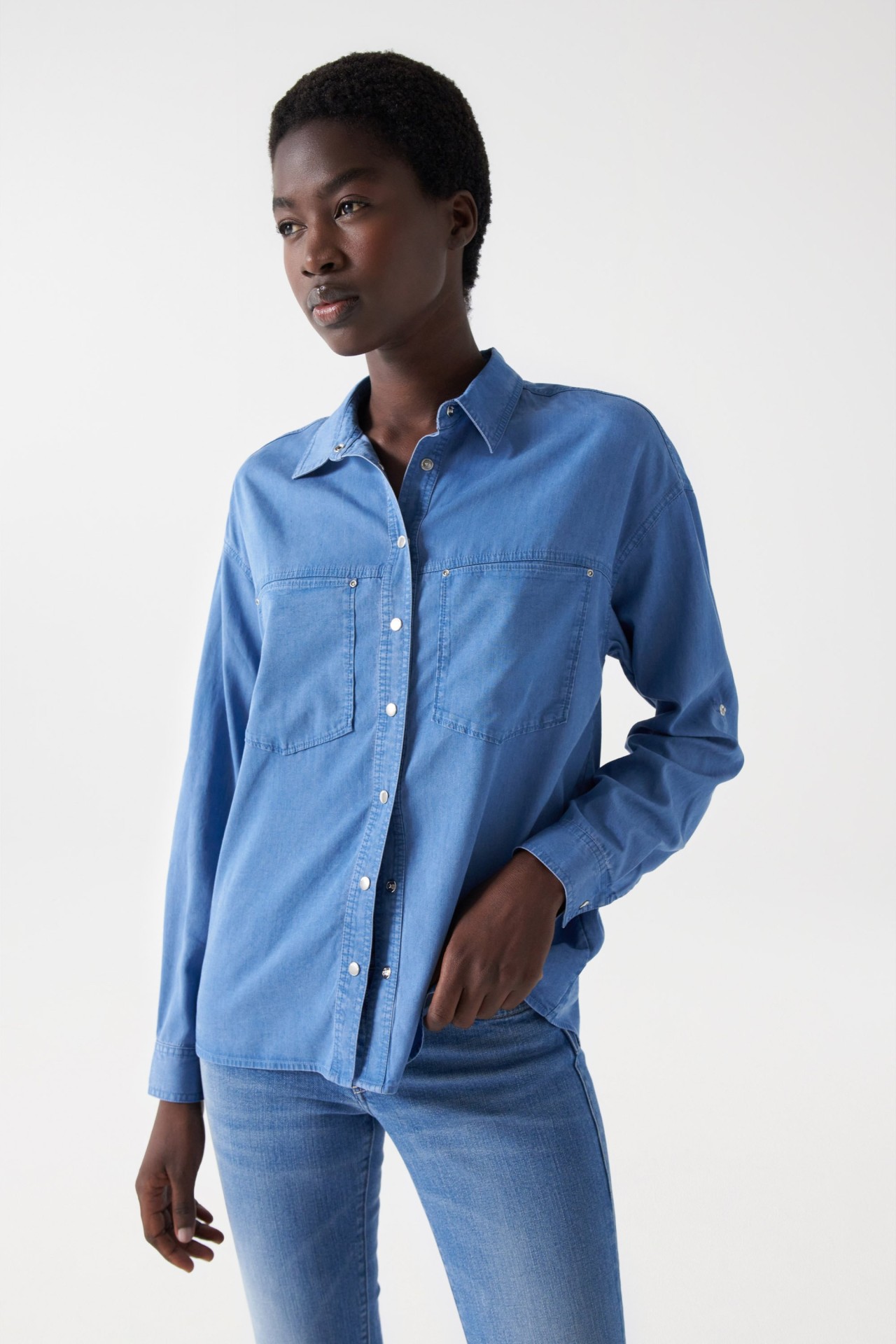 CHEMISE EN LIGHTDENIM REGULAR