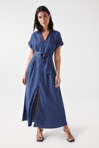 KLEID AUS LIGHTDENIM