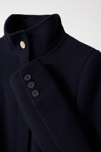 MANTEAU GRACE EN TISSU AVEC CEINTURE