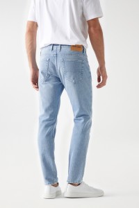 SLIM JEANS WITH RIPS