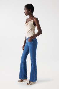 PUSH UP-JEANS, FLARE-PASSFORM