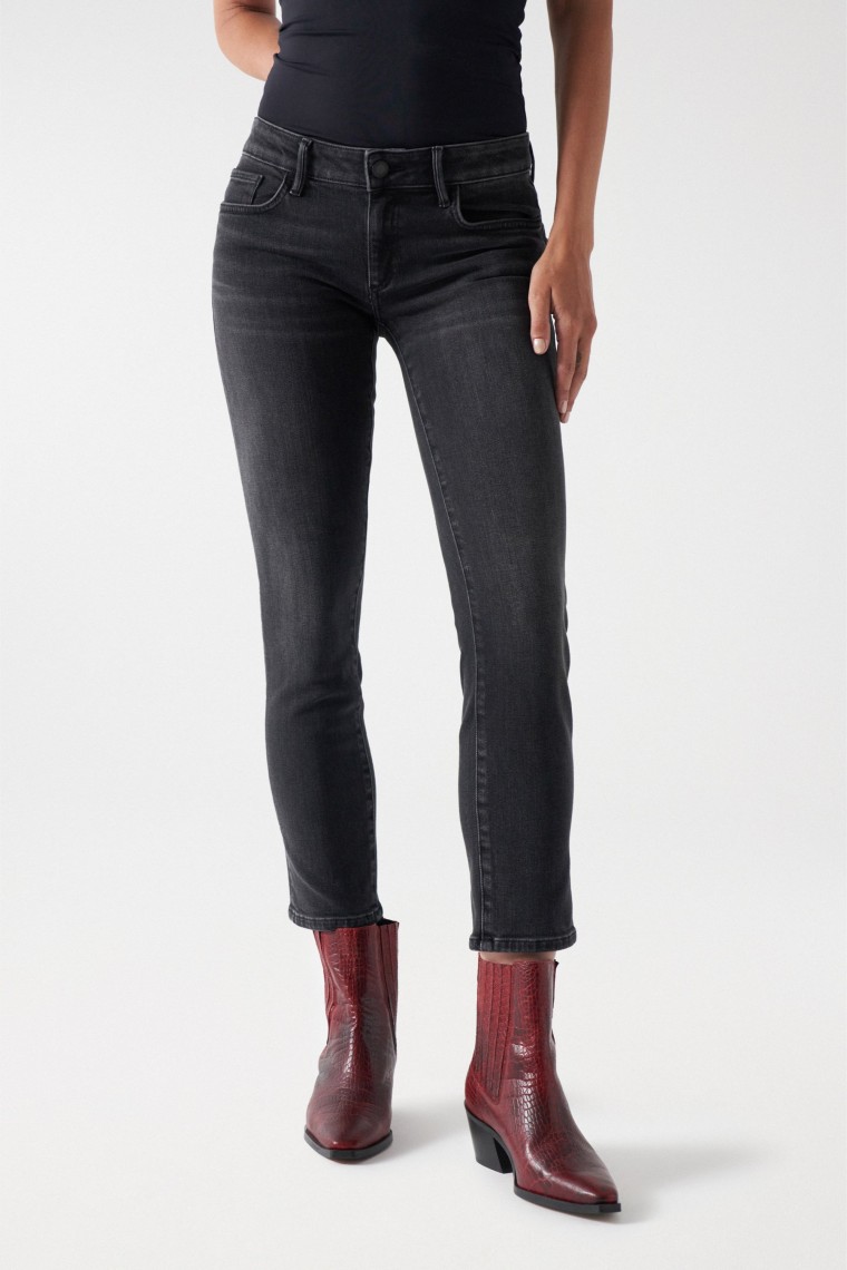 JEANSPUSH UP CROPPED SLIM