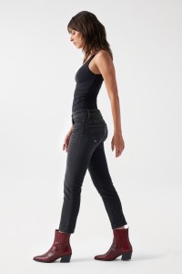 JEANSPUSH UP CROPPED SLIM