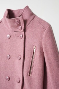 GRACE LONG WOOLLEN COAT WITH DETAILS