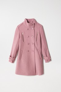 GRACE LONG WOOLLEN COAT WITH DETAILS