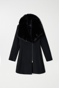 GRACE WOOLLEN COAT WITH FUR