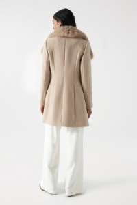 GRACE WOOLLEN COAT WITH FUR