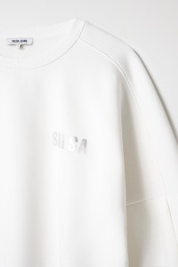 PLAIN SWEATSHIRT WITH SALSA LOGO