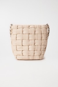 MINI HANDBAG WITH WOVEN EFFECT