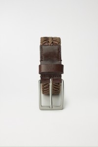 BRAIDED LEATHER BELT