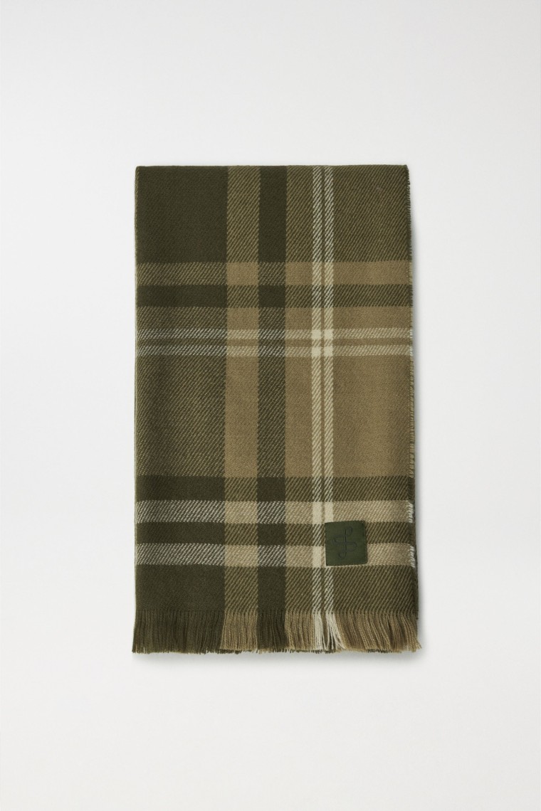 CHECKED SCARF