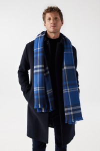 CHECKED SCARF