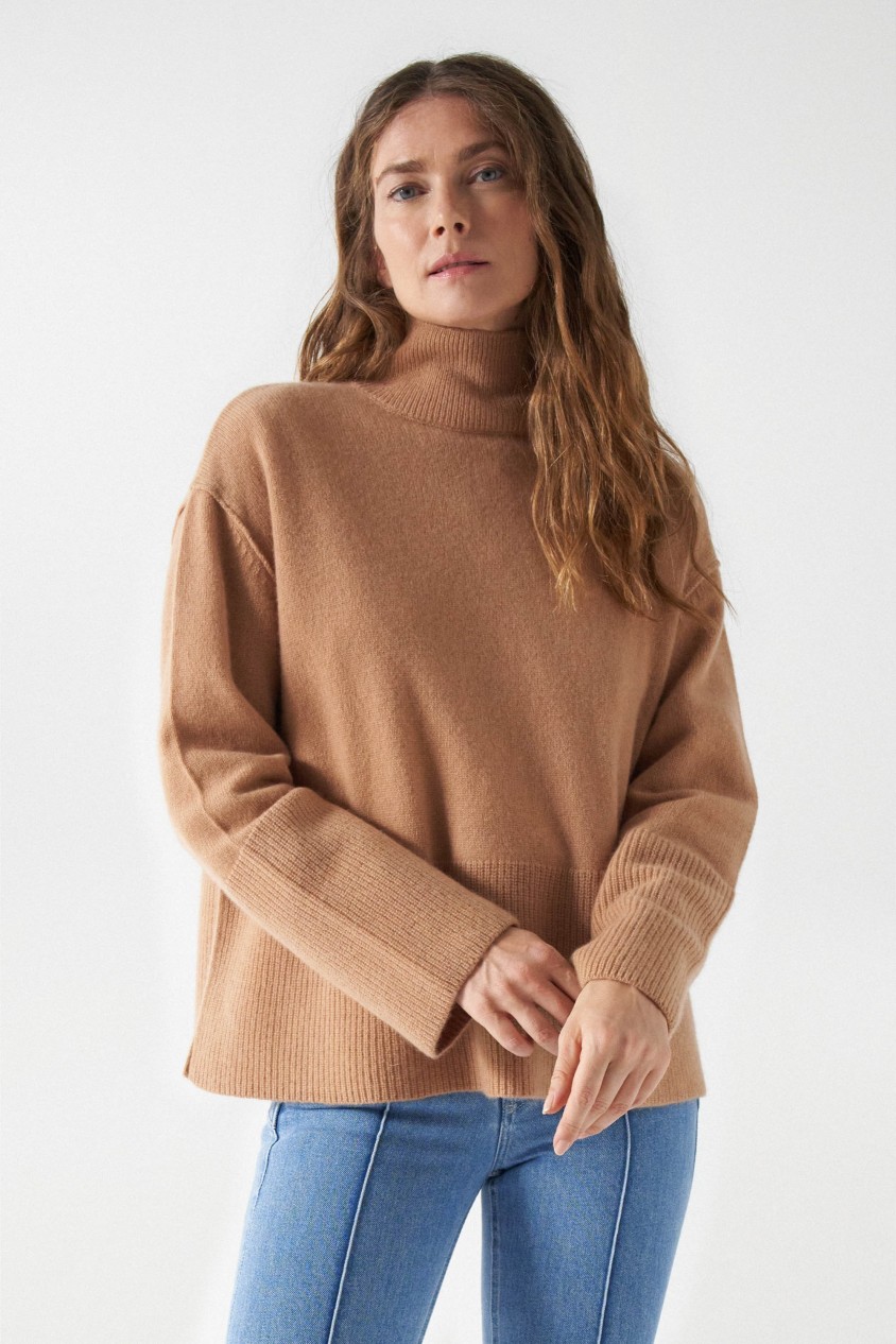 PULL EN LAINE ET CACHEMIRE