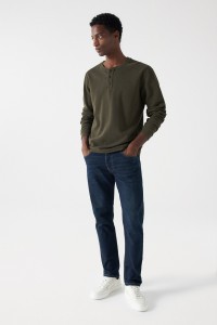 TEXTURED EFFECT JUMPER