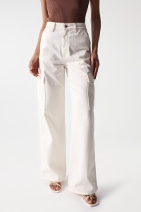 TRUE HIGH RISE CARGO TROUSERS