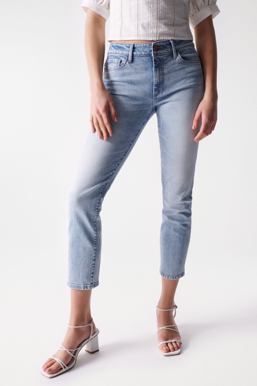 CROPPED SLIM PUSH UP DESTINY JEANS