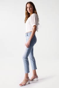 PANTALN VAQUERO DESTINY PUSH UP CROPPED SLIM