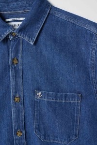 CHEMISE MANCHES COURTES EN DENIM