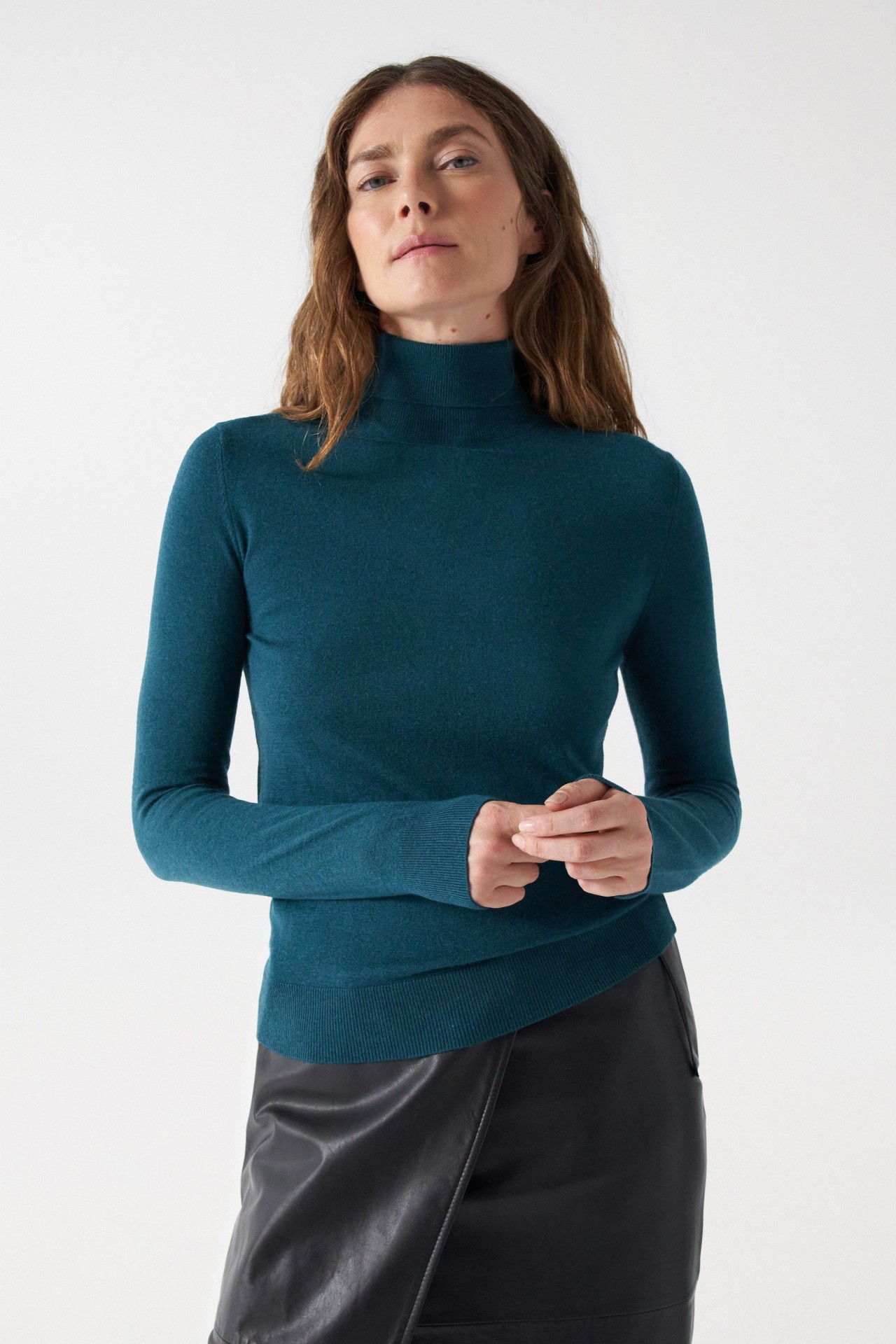 WOOL JUMPER WITH CASHMERE