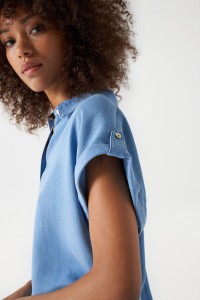 LIGHTDENIM KURZARM-SHIRT