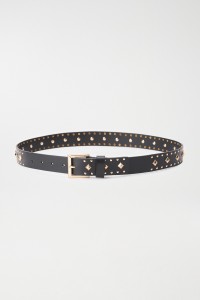 LEATHER BELT WITH STUDS