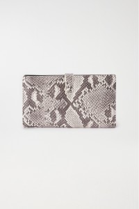 PRINTED LEATHER EFFECT PURSE