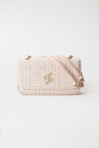 SAC TWEED AVEC LOGO EN MTAL