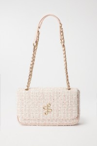 SAC TWEED AVEC LOGO EN MTAL