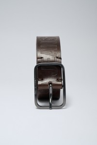 LEATHER BELT WITH SALSA LOGO