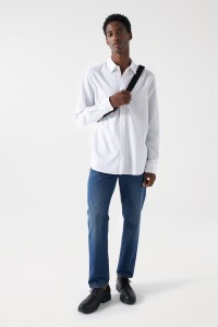 TEXTURED COTTON SHIRT