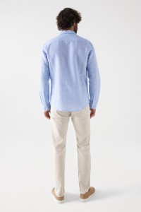 COTTON AND LINEN SHIRT