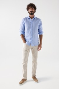 COTTON AND LINEN SHIRT