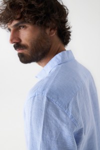 COTTON AND LINEN SHIRT