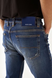 JEANS SLIM CRAFT SERIES COM LAVAGEM PREMIUM