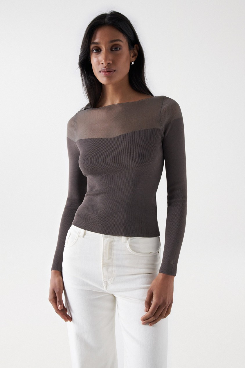 TRANSPARENTER PULLOVER