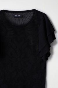 TRANSPARENTE JACQUARD-T-SHIRT