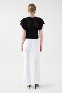 TRANSPARENTE JACQUARD-T-SHIRT