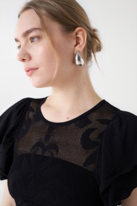 TRANSPARENTE JACQUARD-T-SHIRT