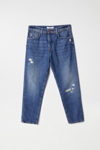 JEANS TAPERED DESTROYED