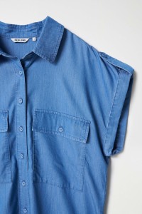 CHEMISE LIGHTDENIM  MANCHES COURTES