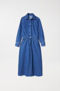 ROBE-CHEMISIER LONGUE EN LIGHTDENIM