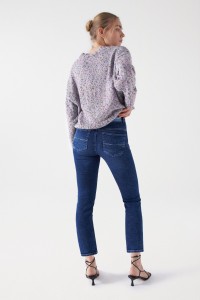 VAQUEROS FAITH PUSH IN CROPPED SLIM